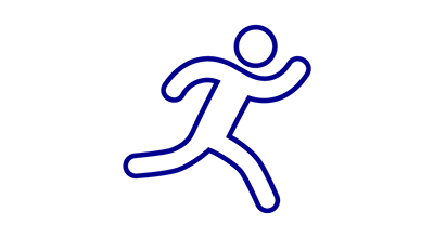 icon of running person